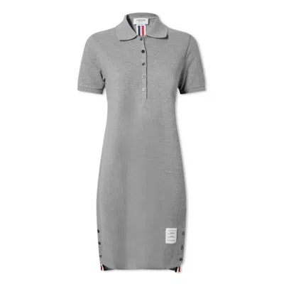 THOM BROWNE THOM BROWNE CLASSIC PIQUE STRIPE POLO DRESS