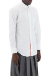 Thom Browne Classic Fit Cotton Button-down Shirt In White