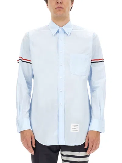 Thom Browne Classic Shirt In Baby Blue