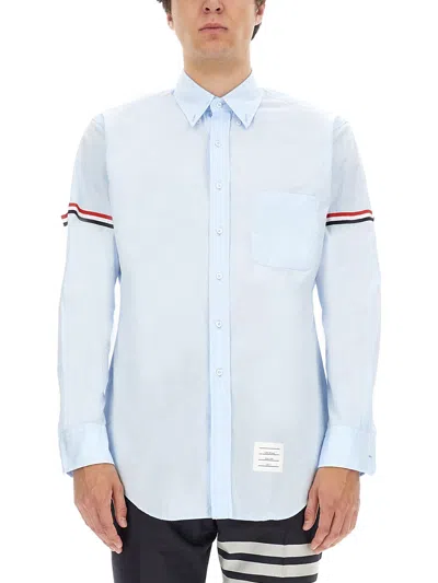 Thom Browne Classic Shirt In Blue