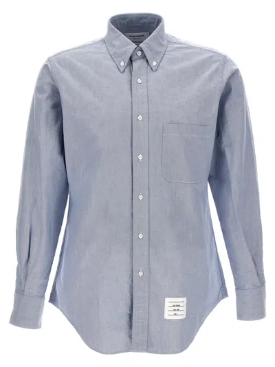 Thom Browne Classic Shirt In Azzurro