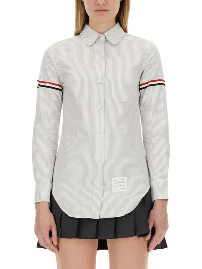 Thom Browne Classic Shirt In Gray