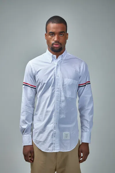 Thom Browne Classic Shirt W/ Rwb In White