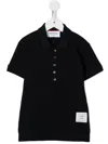 Thom Browne Classic Short Sleeve Polo Shirt In Blue