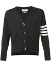 Thom Browne 4-bar Striped Knit Cardigan