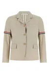 Thom Browne Sport Blazer Chest Pocket Flap Pockets In Neutral