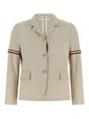 Thom Browne Sport Blazer Chest Pocket Flap Pockets In Brown