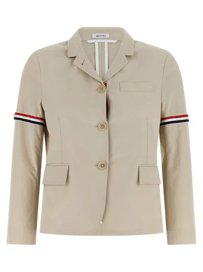 Thom Browne 'classic Sport' Blazer In Sand