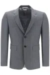 Thom Browne Classic Sport Coat Jacket In Grey