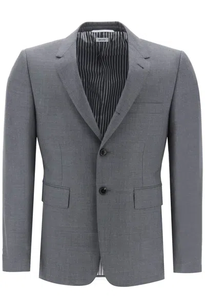 Thom Browne Classic Sport Coat Jacket In Grey