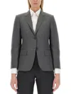 Thom Browne Classic Sports Coat In Grey