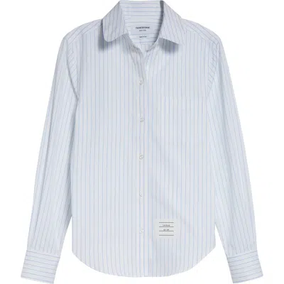 Thom Browne Classic Stripe Cotton Button-up Shirt