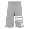 Thom Browne Classic Sweat Shorts In Classic Loopback In Gray