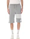 Thom Browne Classic Sweat Shorts In Classic Loopback In Gray