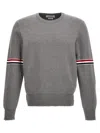 Thom Browne Classic Sweater Sweaters And Cardigans Gray