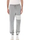 Thom Browne Gray Classic Loopback 4-bar Sweatpants In Gray