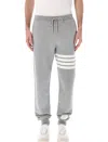 Thom Browne Gray Classic Loopback 4-bar Sweatpants In Gray