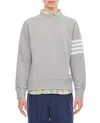 Thom Browne Classic Sweatshirt In Classic Loopback In Gray