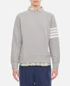 Thom Browne Grey 4-bar Classic Sweatshirt In Gray