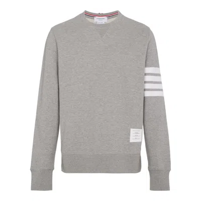 Thom Browne Classic Sweatshirt Men In Gray
