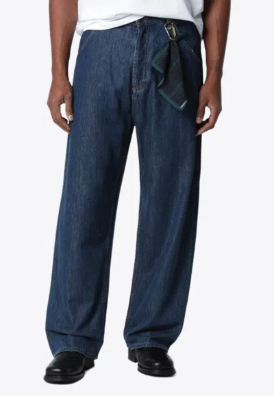 Thom Browne Classic Tailored Pants In Blue