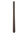 Thom Browne Shadow Stripe Pique Weave Slim Tie