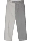 Thom Browne Tailored Trousers With Two-tone Legs