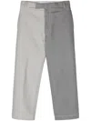 Thom Browne Tailored Trousers With Two-tone Legs