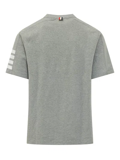 Thom Browne Classic T-shirt - Size L In Lt Grey