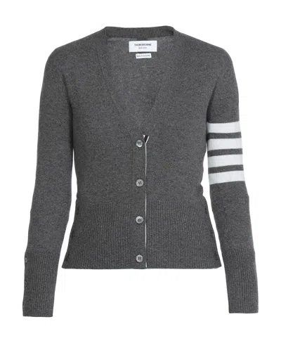THOM BROWNE THOM BROWNE 4-BAR V-NECK CARDIGAN