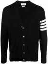 Thom Browne Classic V-neck Cardigan In Fine Merino Wool With 4bar Stripes Clothing