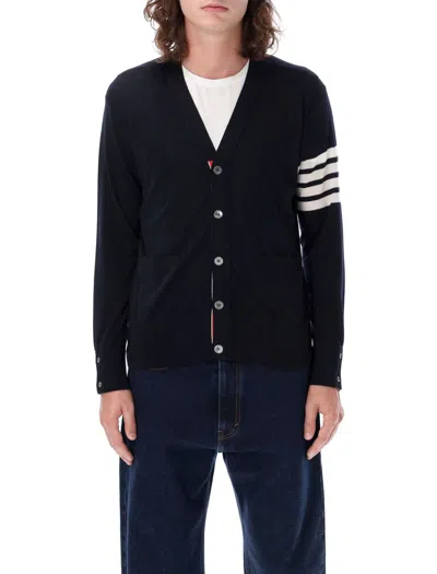 THOM BROWNE THOM BROWNE CLASSIC V-NECK CARDIGAN SUSTAINABLE