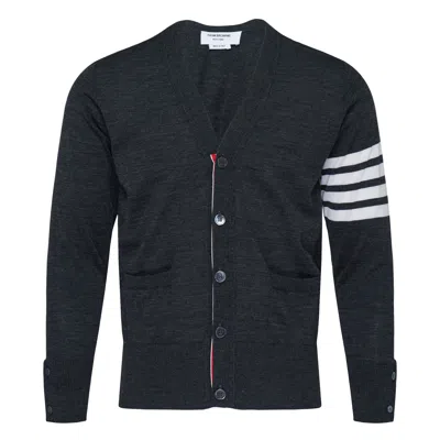 Thom Browne Classic V-neck Cardigan In Multi