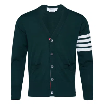Thom Browne Classic V-neck Cardigan In Multi