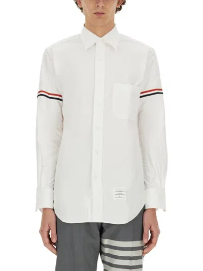 THOM BROWNE CLASSIC WHITE BUTTON-DOWN SHIRT
