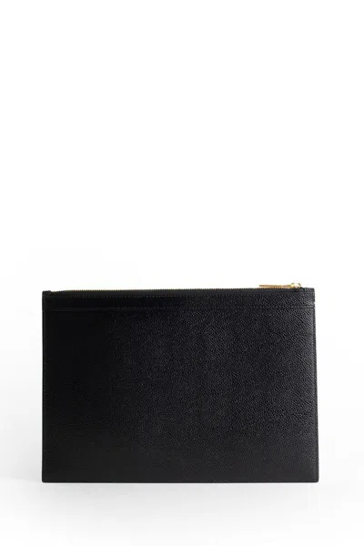 Thom Browne Clutches & Pouches In Black