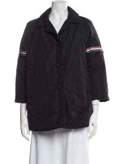 Pre-owned Thom Browne Coat In Black
