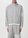 Thom Browne Coat  Men Color Grey In Grey