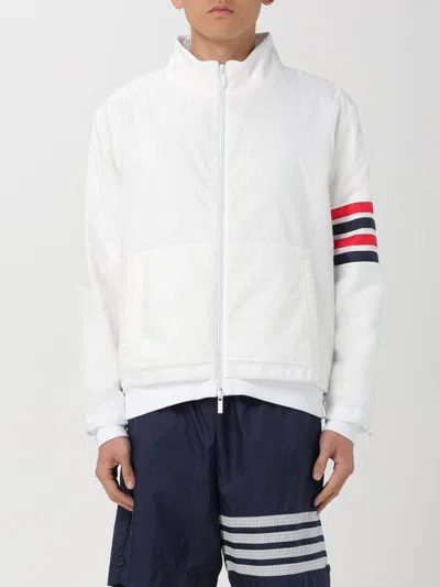 Thom Browne Coat  Men Colour White In 白色