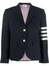 Thom Browne Coats In Blue