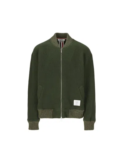 Thom Browne Coats In Green