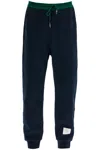 THOM BROWNE COLOR BLOCK FLEECE JOGGERS FOR MEN