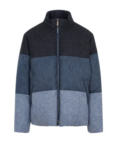 THOM BROWNE THOM BROWNE REVERSIBLE FUNNELNECK PADDED JACKET