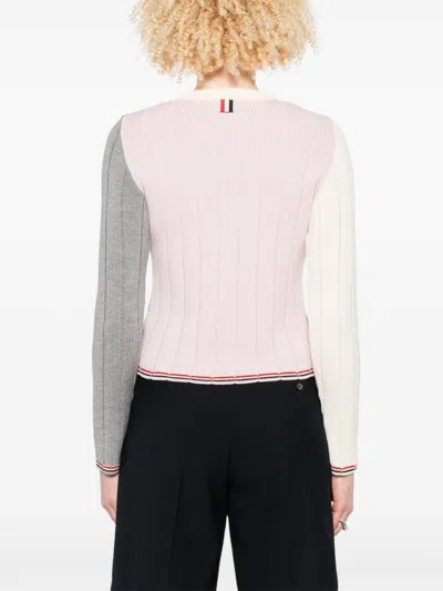 Thom Browne Colour-block Sweater In Multi