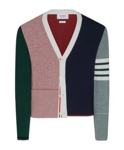 Thom Browne Multicolor 4-bar Classic Cardigan