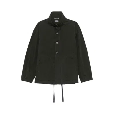 Pre-owned Thom Browne Combo Waxed Tech Hooded Anorak Coat 'green' | Men's Size 3