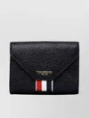 Thom Browne Black Grained Leather Purse