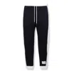 Thom Browne Sweatpants With Engineered 4 Bar In Solid Classic Loopback In Black
