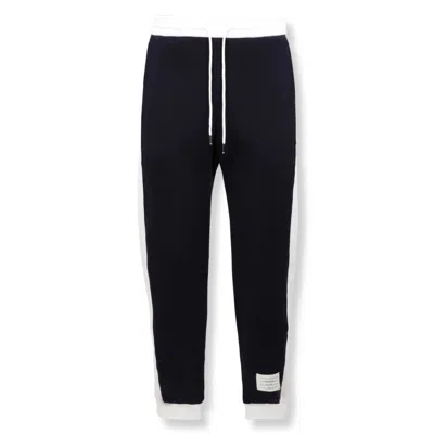 Thom Browne Sweatpants With Engineered 4 Bar In Solid Classic Loopback In Black