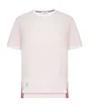 Thom Browne Ringer T-shirt In Pink